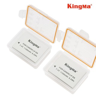 Bộ 2 viên pin KingMa LP-E8 (tặng 2 case pin) dùng cho Canon 550D 600D 650D 700D dung lượng 1120mAh