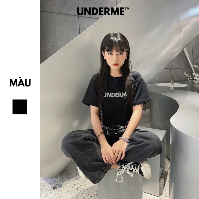 [Mã BMINC50 giảm 10% đơn 99K] Áo thun nữ UNDERME™ Logo Cropped Tee freesize