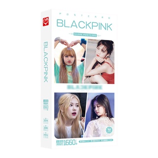 Hộp ảnh Postcard Blackpink 1660 ảnh có ảnh dán sticker lomo bưu thiếp