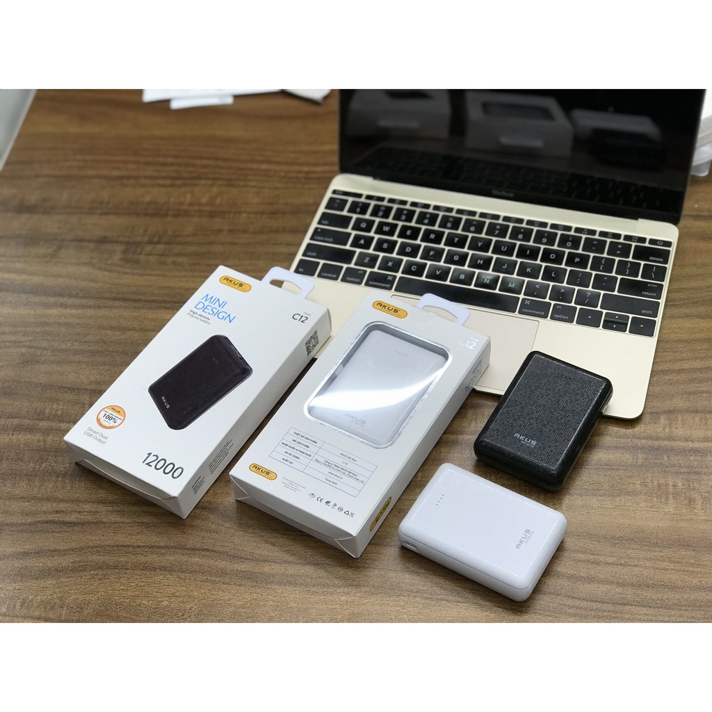 SẠC DỰ PHÒNG AKUS 12000MAH