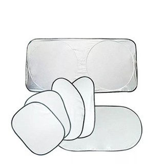 Tấm chắn nắng xe ô tô - Một bộ 6 tấm  ,Rèm che nắng, Chắn nắng ô tô - Tấm chắn nắng ô tô xe hơi