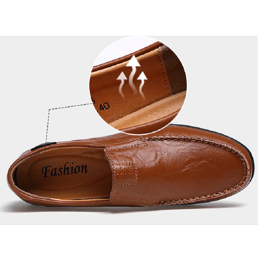 giầy lười - GL08 Nâu (FREE SHIP) | BigBuy360 - bigbuy360.vn