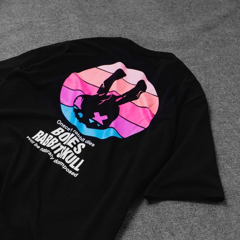 Áo thun tay lỡ RabbitSkull, áo thun cotton nam nữ unisex , MSW Town | BigBuy360 - bigbuy360.vn