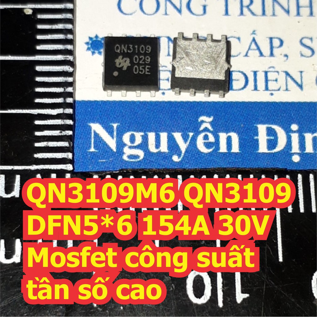 2 con QN3109M6 QN3109 DFN5*6 154A 30V Mosfet công suất tần số cao kde7391