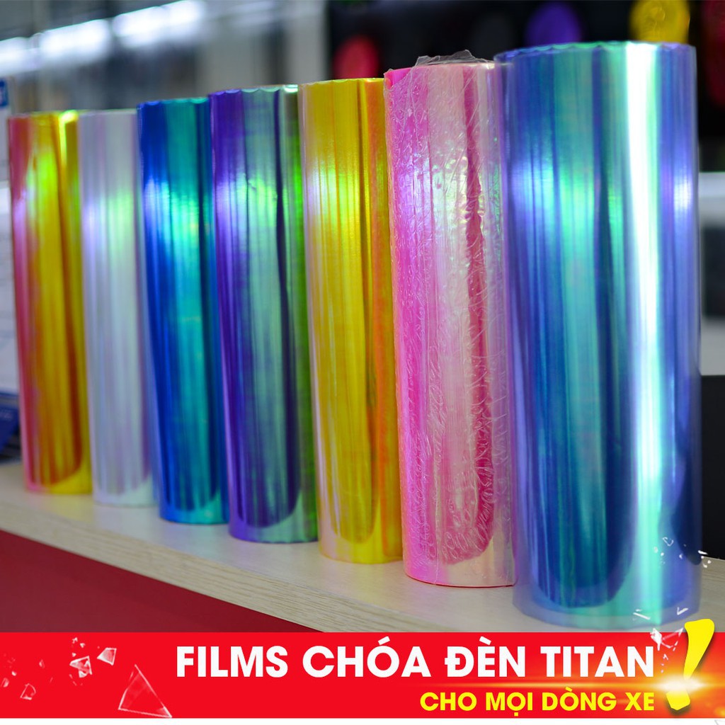 Film Dán Chóa Đèn Titanium Chống Chói Cho Tất cả Dòng Xe máy - ô tô