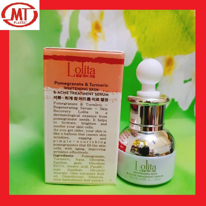 [chính hãng] ] serum lolita đánh bay mụn trắng da hàn quốc 25ml có tem chống giả