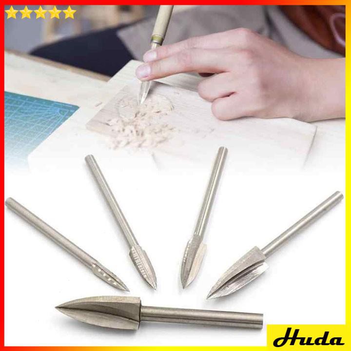 Bộ mũi điêu khắc gỗ gắn máy cầm tay  -  đồ làm mộc