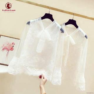 Fashion Women Sexy Solid Color Lace Bow Round Neck Long Sleeve Slim Bottoming Casual Tops