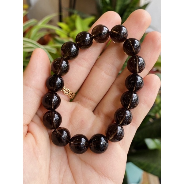 Vòng tay Năng Lượng đá Thạch anh khói - Smoky Quartz