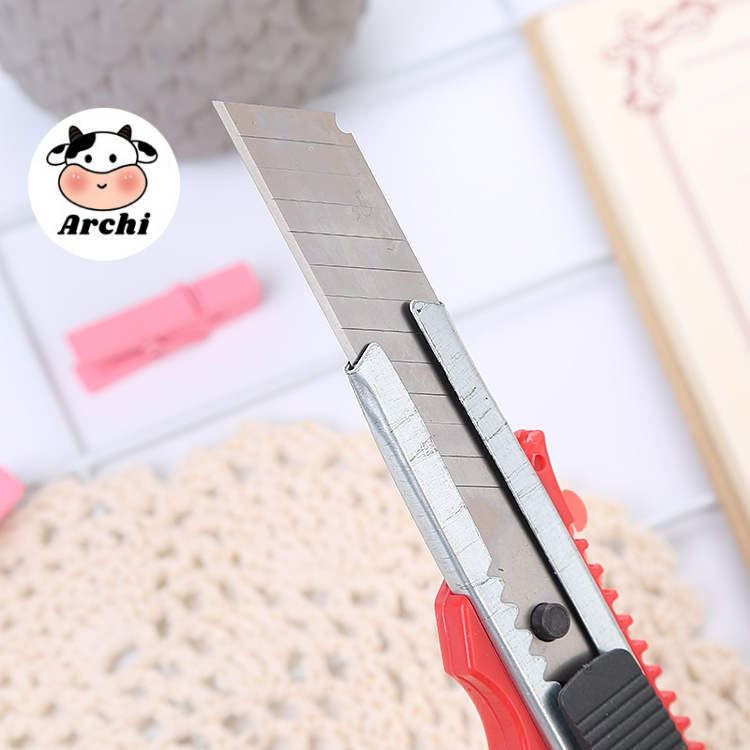 Dao rọc giấy cỡ lớn cán nhựa loại 15*3cm