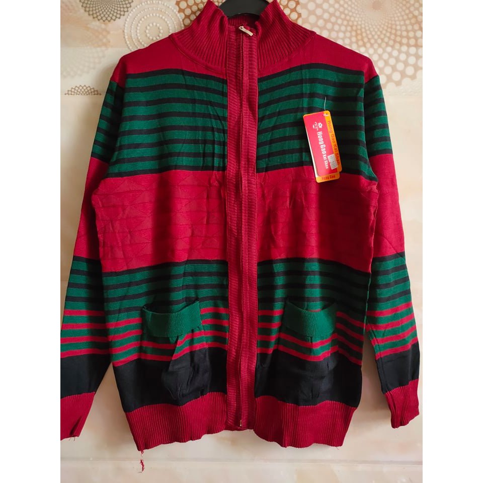 Áo khoác len trung niên dệt kim Size Đại Quảng Châu | BigBuy360 - bigbuy360.vn