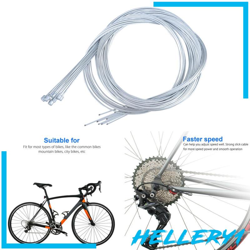 [Hellery1] Set 10 Dây Cáp Bên Trong Cần Gạt Số Xe Đạp 6.6ft