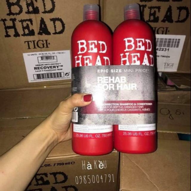 Cặp dầu gội xả Tigi bed head