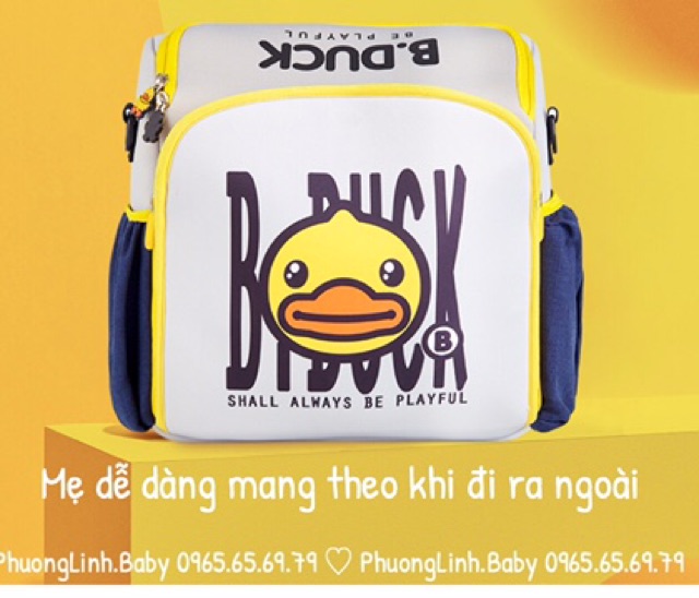 Chính hãng - Balo và ghế ăn gấp gọn đa năng B.Duck 2in1 dành cho bé