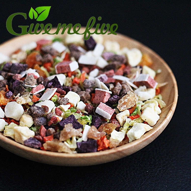 Rau củ hỗn hợp trộn thịt thơm ngon bổ sung dưỡng chất cho chó mèo