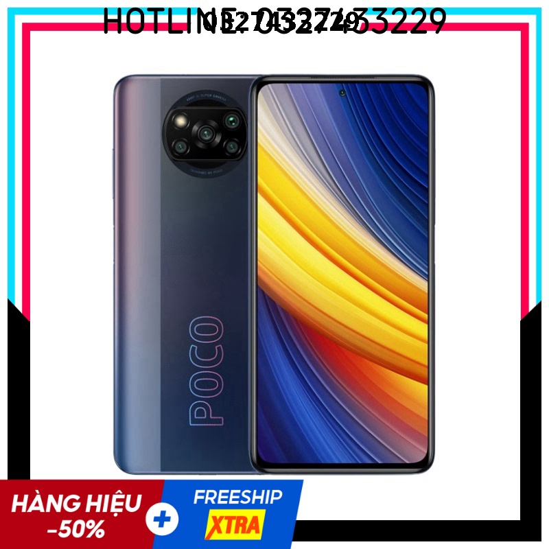 Điện thoại Xiaomi POCO X3 PRO (8GB/256GB) - Cấu Hình Khủng Chơi Game Pubg - Máy Full Box Chính Hãng 100% BẢO HÀNH 1 NĂM