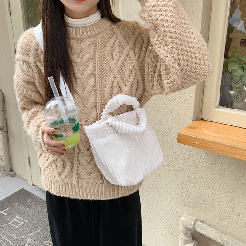 Túi Đeo Chéo Chất Nhung Mềm Mại Thoải Mái Thời Trang Thu Đông Cho Nữ