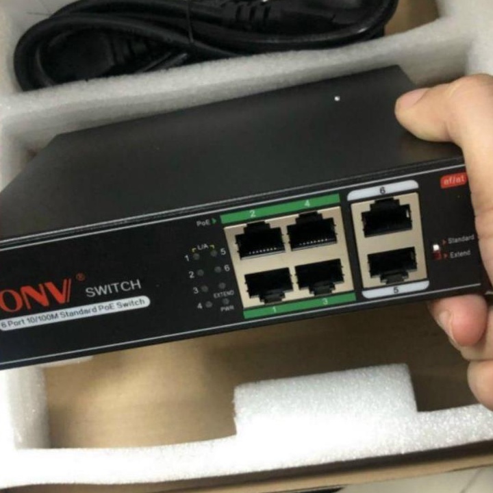Bộ chia mạng - Switch POE ONV 4 cổng , 8 cổng hàng chính hãng