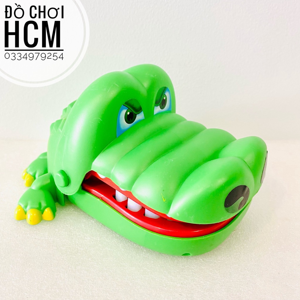 Đồ chơi khám răng cá sấu cắn tay vui nhộn dành cho bé giải trí giúp phát triển khả năng phản xạ cho bé