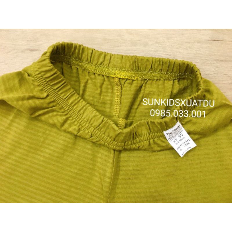 Bộ hè minou summer vàng quần xanh