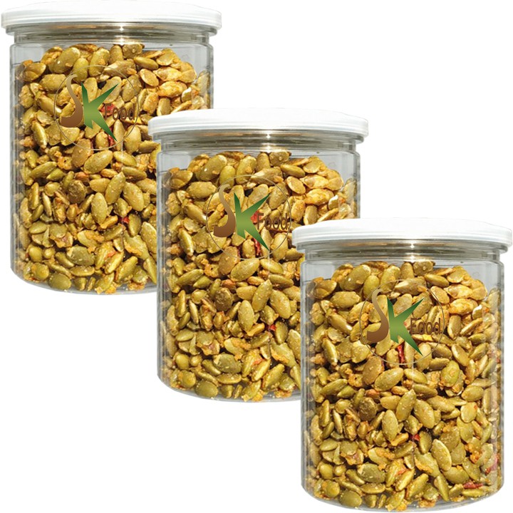 250g nhân hạt bí rang tỏi ớt hiệu SK FOOD