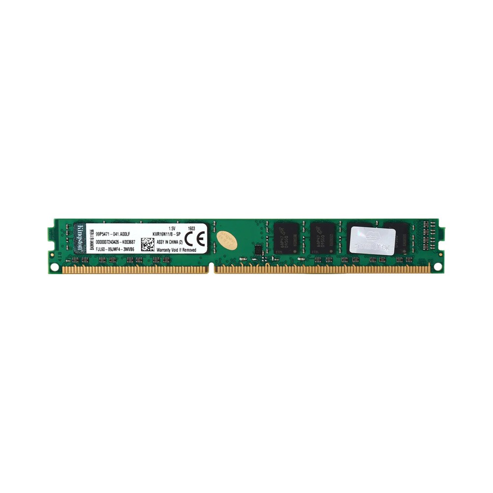 RAM DDR3 Kingston 8GB Bus 1600MHz KVR16N11/8 - Hàng Chính Hãng