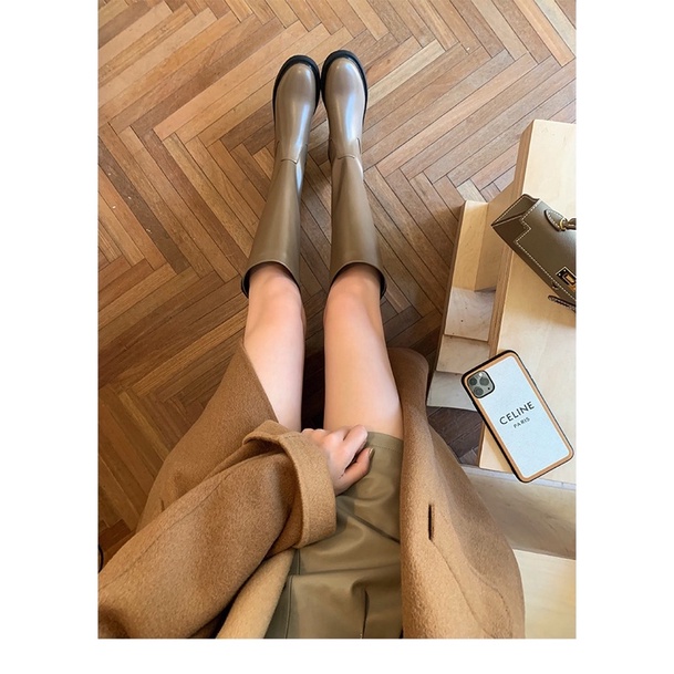 Boot đế bệt khoá sau