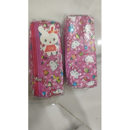 Bóp đựng bút viết Kitty 2 ngăn 18x8