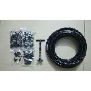 Bộ 10 béc phun sương 4 tia kèm phụ kiện đi ống 10ly