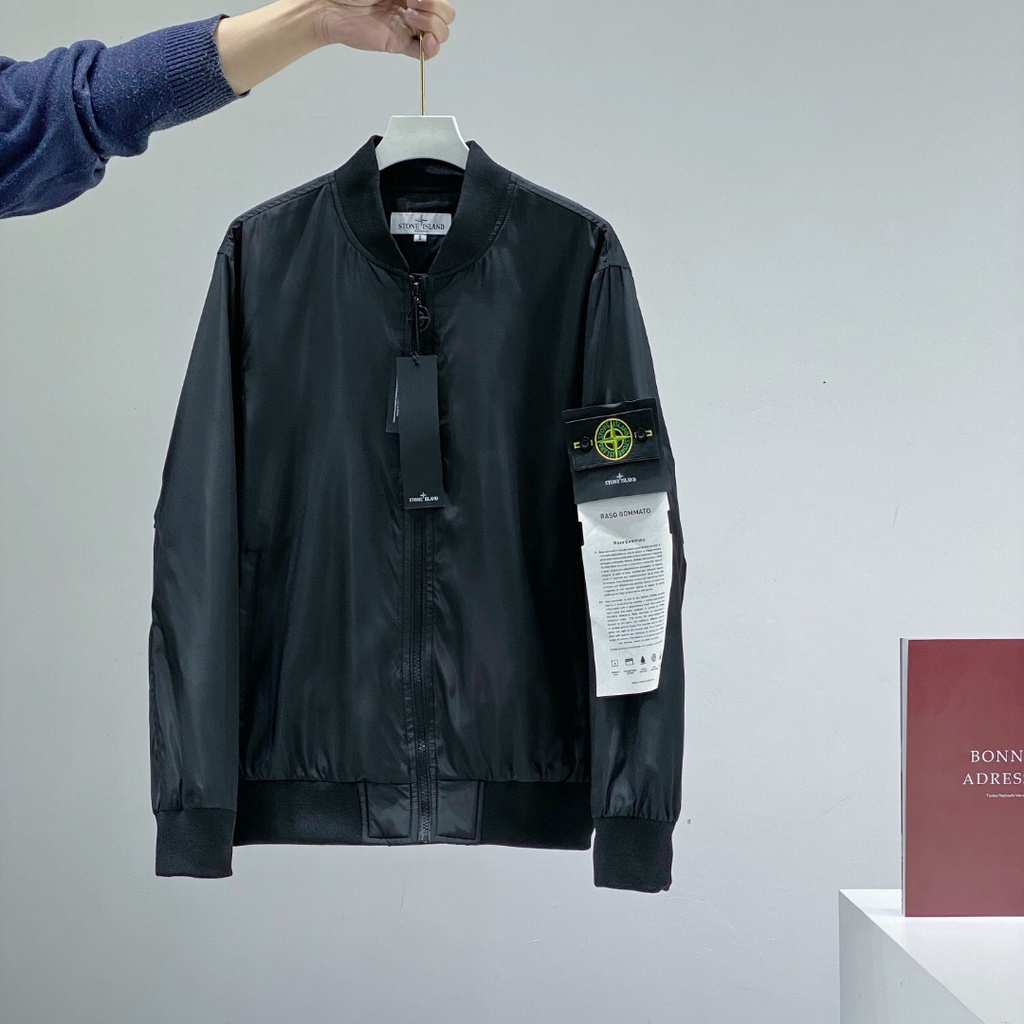 Áo Khoác Bóng Chày Có Đệm Cổ Điển Thoải Mái Chống Thấm Nước Size S-2XL Cho Nam