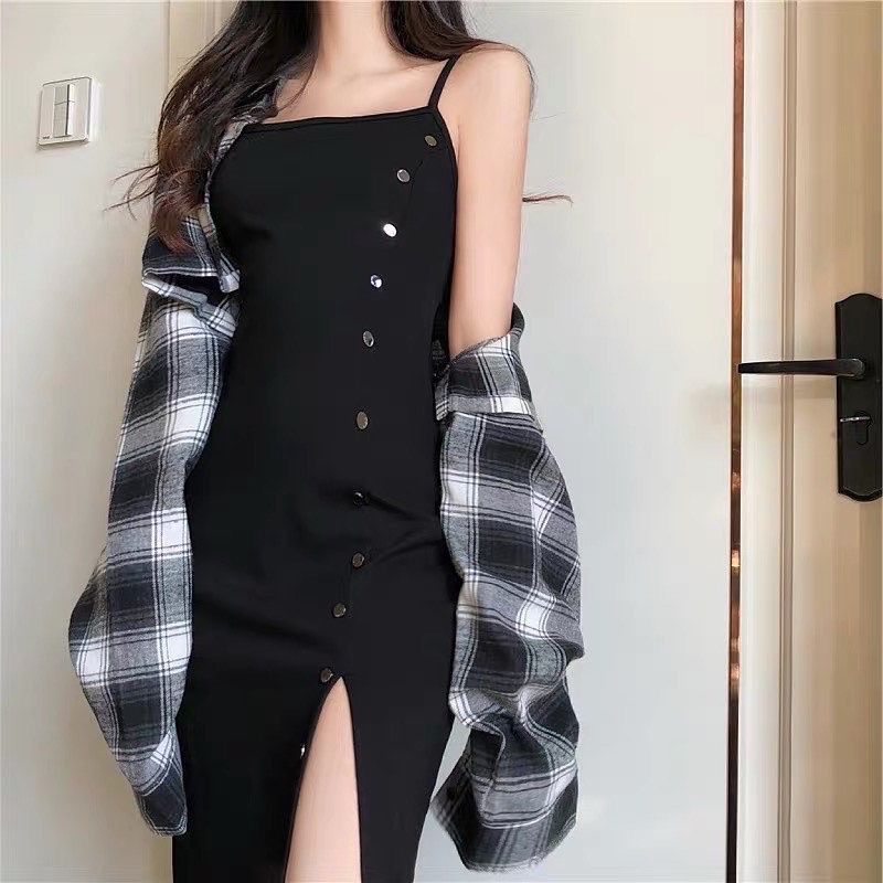 [ SẴN ] Áo khoác caro croptop | BigBuy360 - bigbuy360.vn
