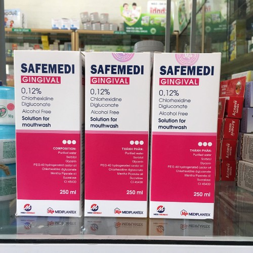 Nước súc miệng Safemedi Gingival 250ml