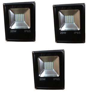 Bộ 3 đèn led pha mỏng SMD công suất 20w 0.5 siêu bền