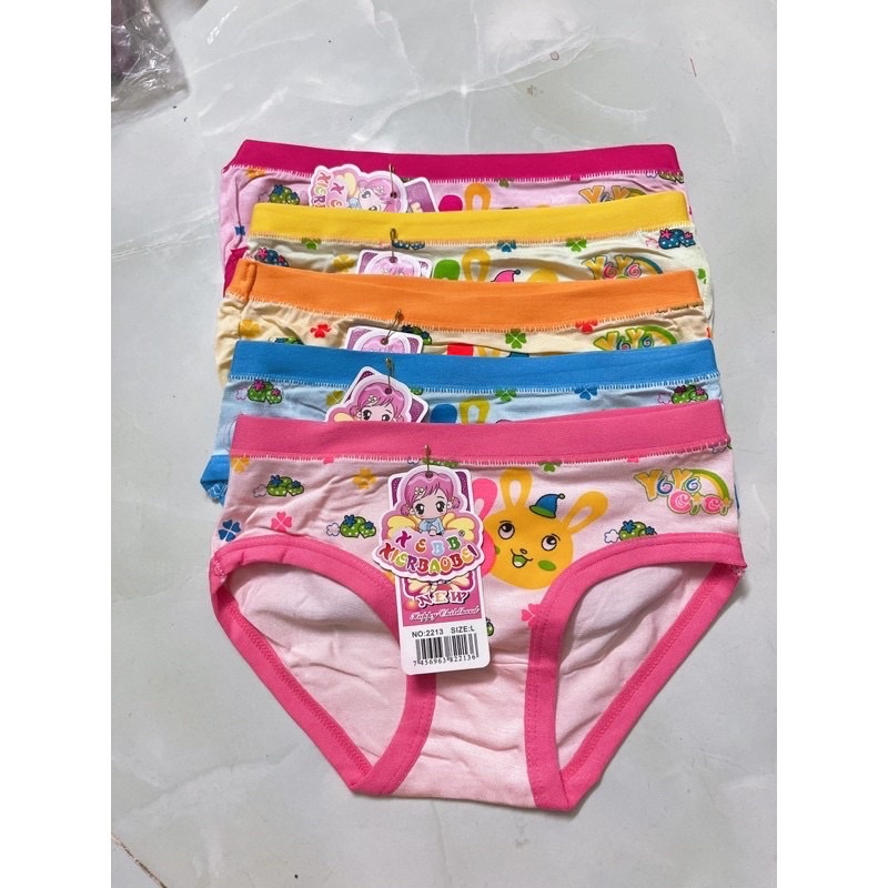 Bộ 2 Quần lót bé gái dạng tam giác cao cấp - quần lót trẻ em Cotton kháng khuẩn ngừa viêm nhiễm 15 - 40kg