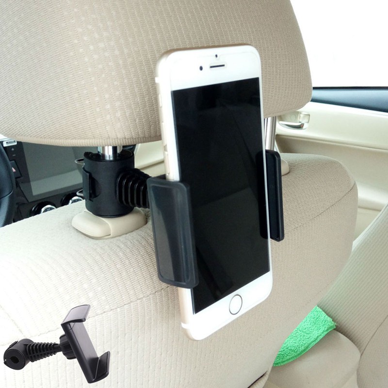 Giá Đỡ Điện Thoại Xoay 360 Độ Gắn Ghế Ngồi Xe Hơi / Xe Tải