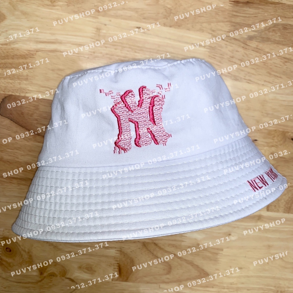 Nón Cụp THêu N NewYo- mũ sụp bucket tai bèo