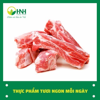 [CHỈ GIAO HÀ NỘI] Sườn non lợn (heo) 1kg sạch chuẩn ngon trợ giá mùa dịch - HNH Food Farm
