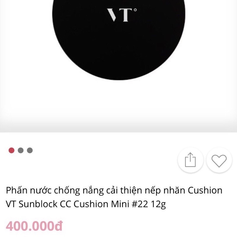Phấn nước chống nắng cải thiện nếp nhăn VT Hàn Quốc | BigBuy360 - bigbuy360.vn