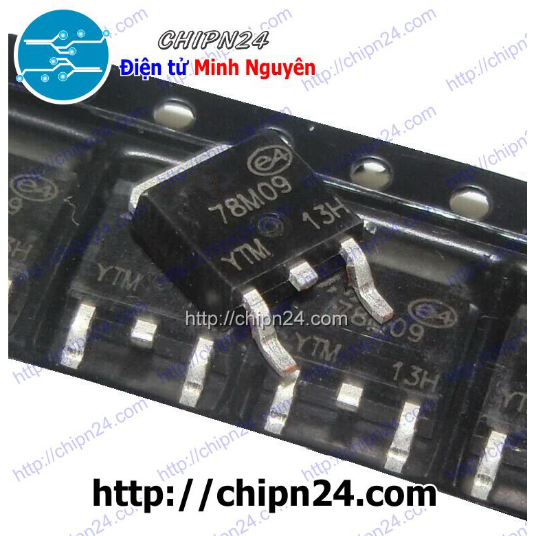 [3 CON] IC 78M09 TO-252 (SMD Dán) (L78M09CD 7809 9V)