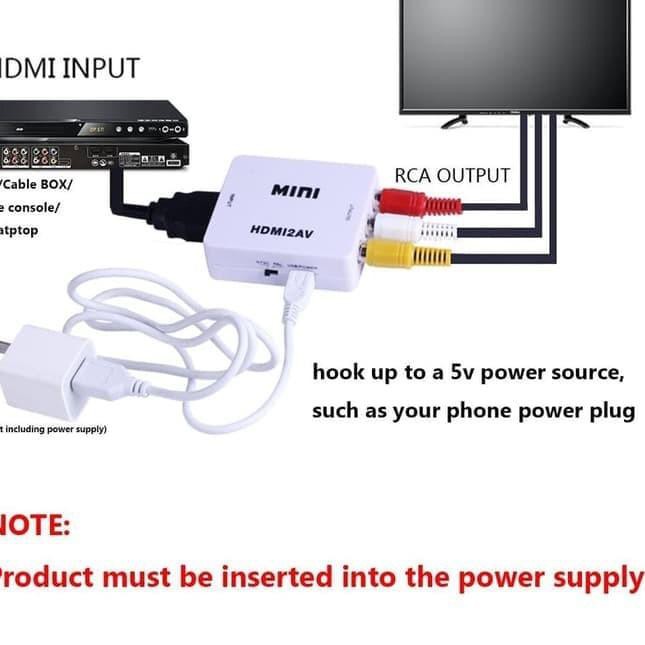 Bộ Chuyển Đổi Mini Hdmi2Av / Hdmi Sang Av Rca / Mini Hdmi2Av | BigBuy360 - bigbuy360.vn
