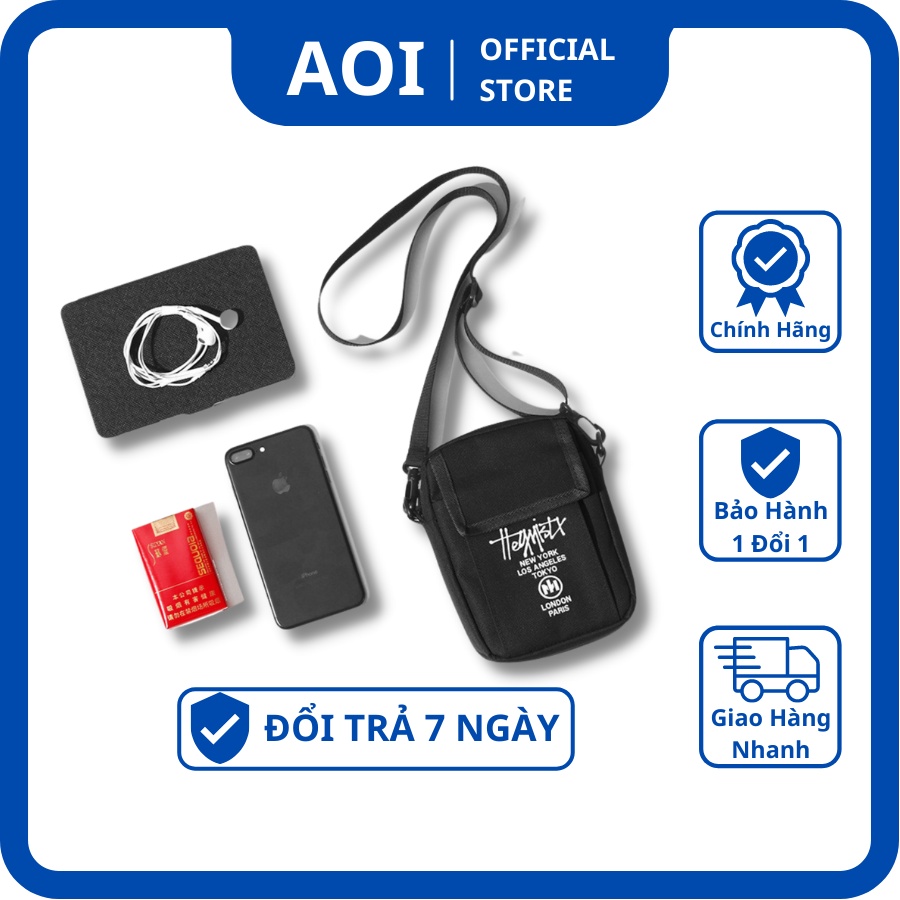 Túi Đeo Chéo STUXY Unisex Nam Nữ Mini Thời Trang Nhỏ Gọn Tiện Lợi, Thời Trang - AOI OFFICIAL STORE