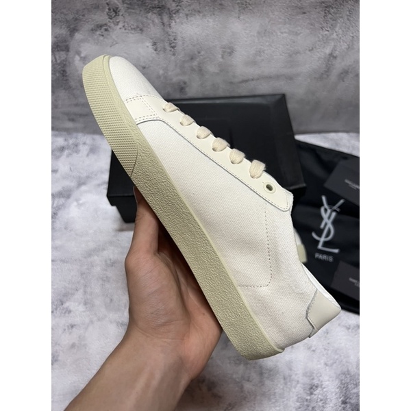 [KELLY SNEAKER] GIÀY SNEAKER SAINT LAURENT TRẮNG HÀNG CHẤT LƯỢNG CAO (ẢNH THẬT + HÀNG SẴN)