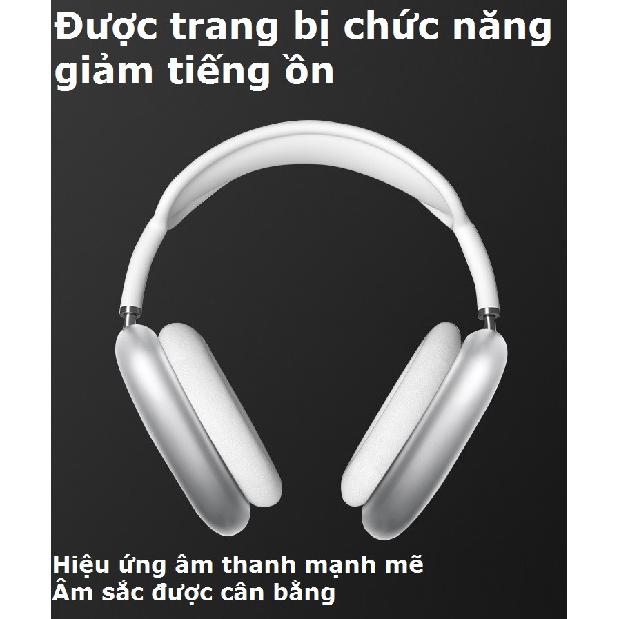 Tai nghe bluetooth không dây P9 Max chụp tai chống ồn âm trầm mạnh mẽ | BigBuy360 - bigbuy360.vn