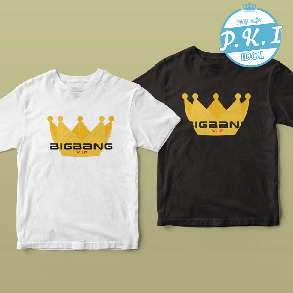 Áo Thun UNISEX In Hình Logo BIGBANG - V.I.P - QUÀ TẶNG K-POP