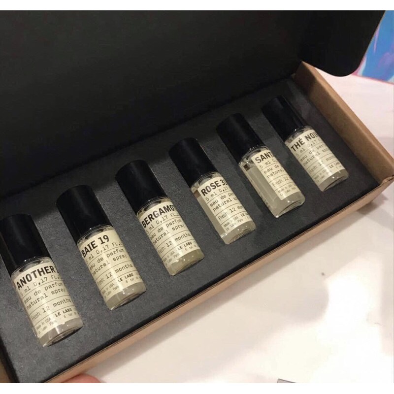 set Le labo 6 chai mini x 5ml