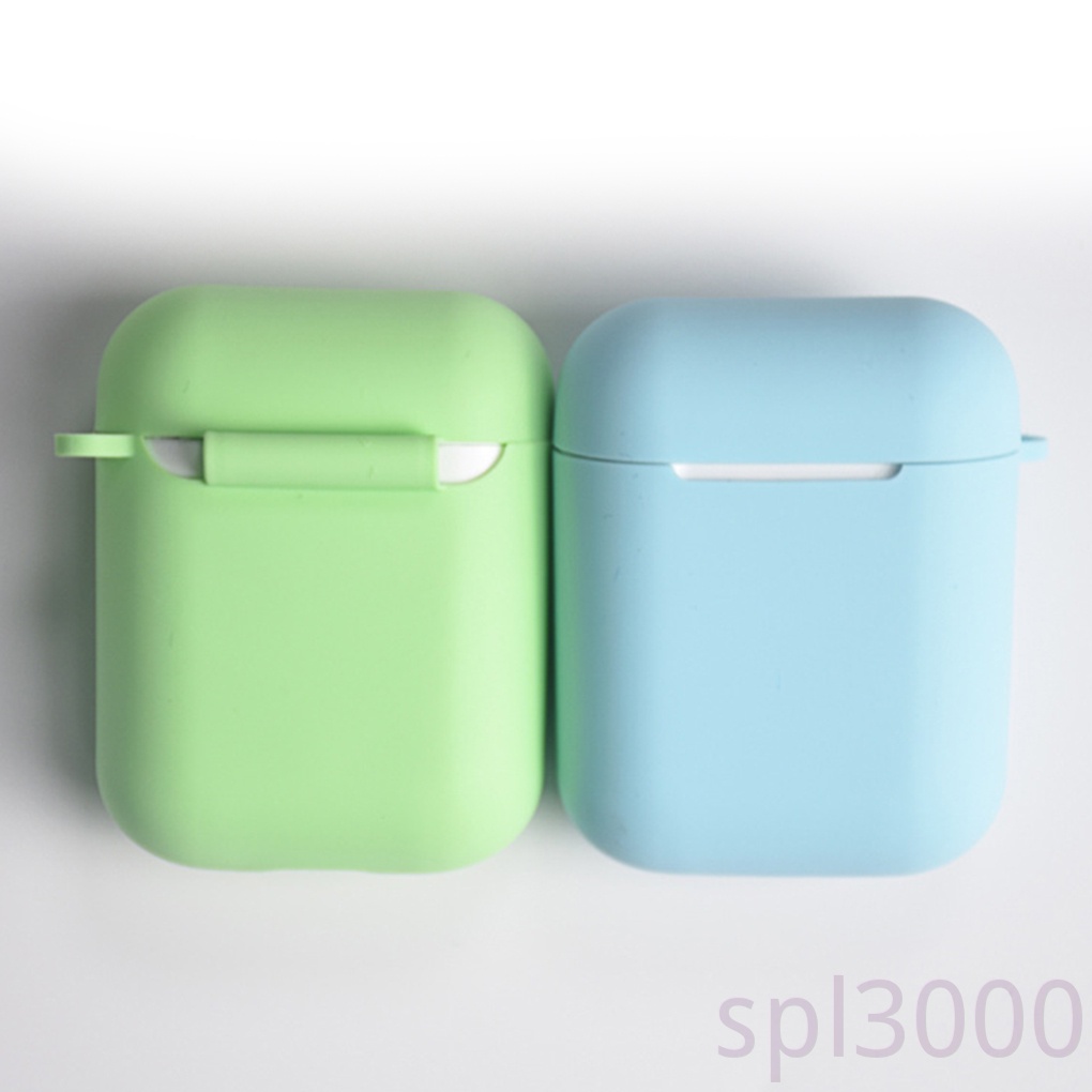 Vỏ bảo vệ hộp sạc tai nghe bluetooth không dây bằng silicon cho Airpods I9S/ I10/ I11/ I12