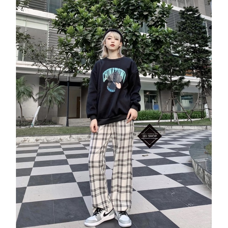 Áo sweater nỉ bull dog