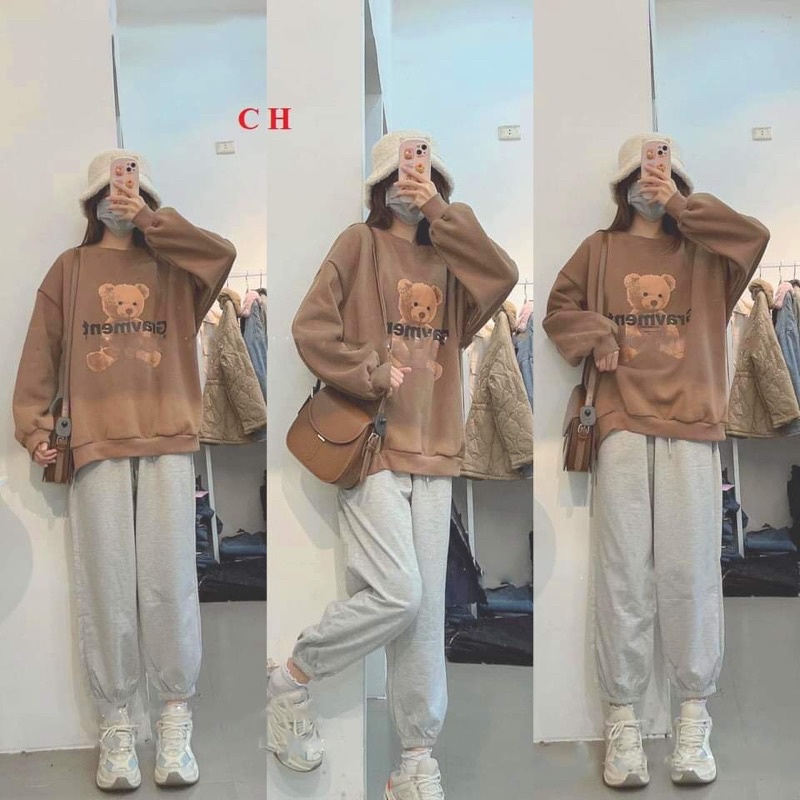 Bộ nỉ gấu GRA CH12