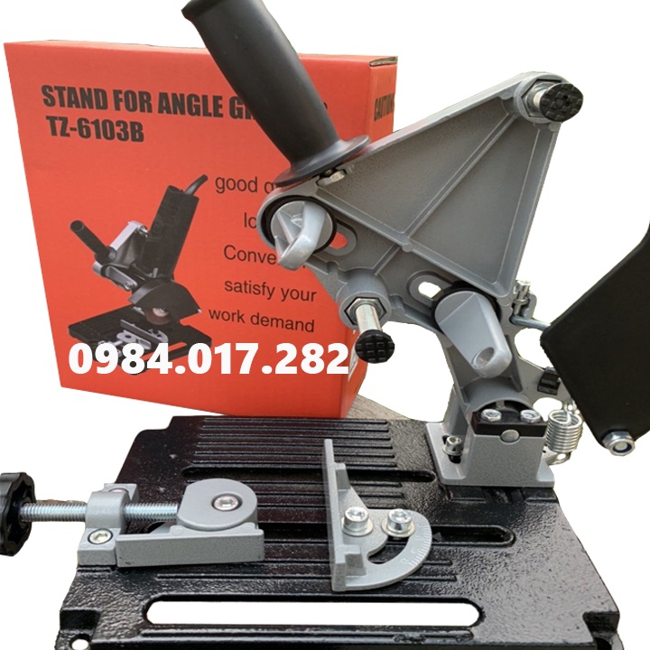 ĐẾ GANG .Chân Đế máy cắt bàn dùng cho máy cắt cầm tay TZ-6103B.loại có thước đo góc 45 độ