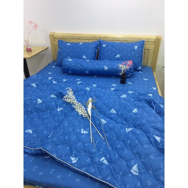 SALE Bộ ga gối cotton Hàn Quốc 4 món size 1m-1m8 nệm 3-15cmÔM DÂY KHOÁ | BigBuy360 - bigbuy360.vn